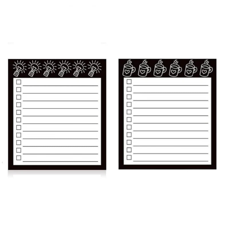50Page/Book  Magnetic Memo Pad，Portable Plan List Notepad Fridge Magnet，Home Kitchen Shopping List Office Student Planner